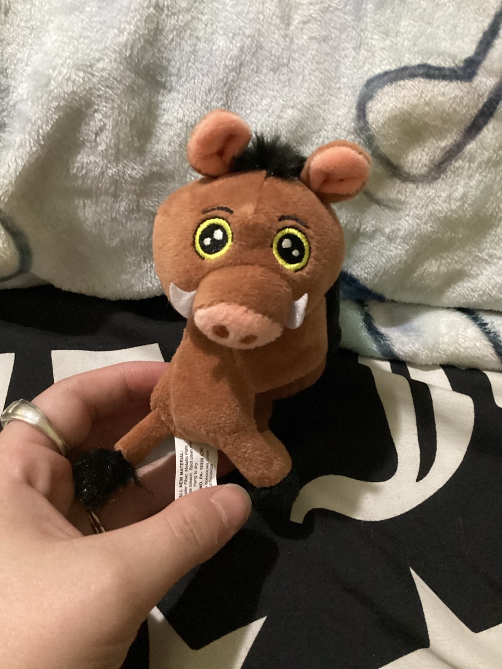 Disney pumba plush wristband